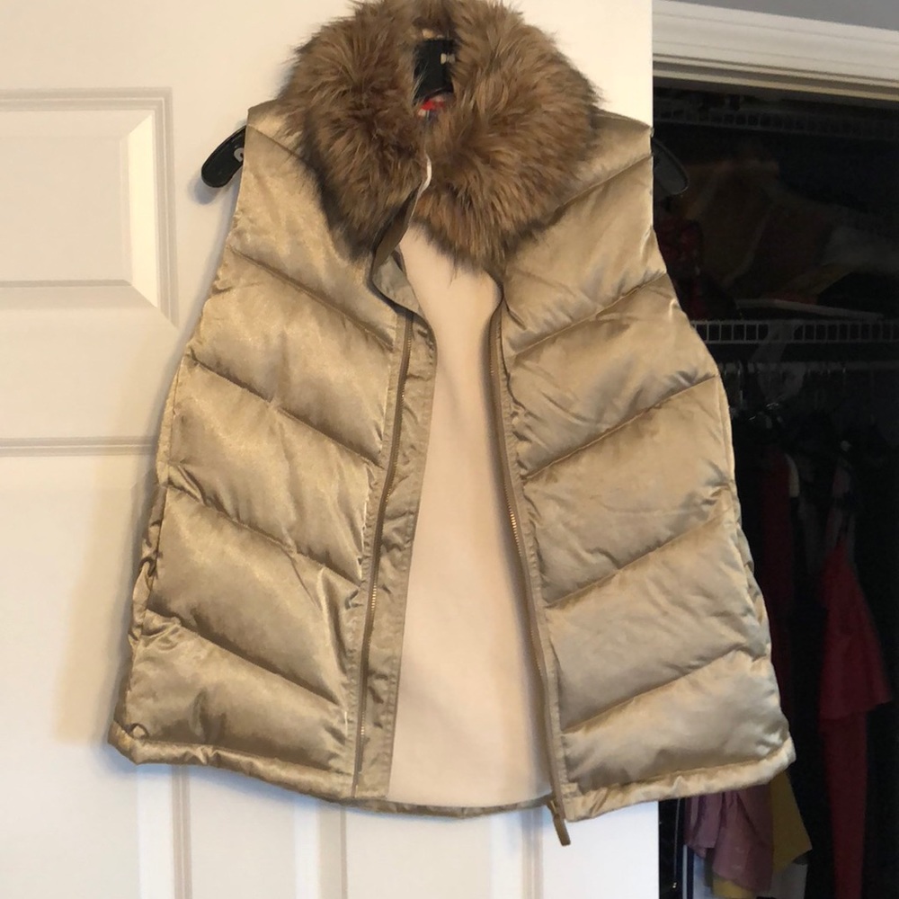 GOLD FUR VEST